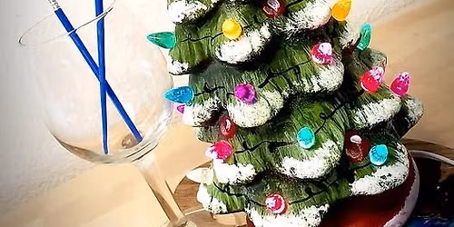 Ceramic Christmas Tree Painting at the Dubuque Arboretum & Botanical Gardens!