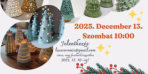 KAR\u00c1CSONYFA L\u00c1MP\u00c1S k\u00e9sz\u00edt\u00e9s