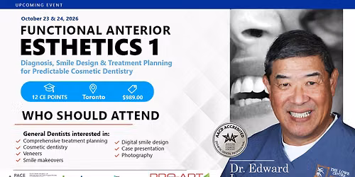 Functional Anterior Esthetics 1 by Dr. Edward Lowe