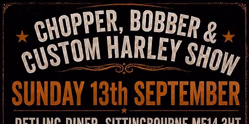 Bobbers & Choppers charity show at Detling Diner 