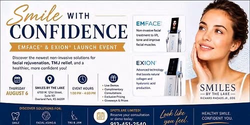 TMJ Relief & Facial Rejuvenation Open House: Smiles By The Lake