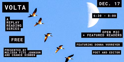 VOLTA (A Replay Reading Series) FEATURING DONNA VORREYER