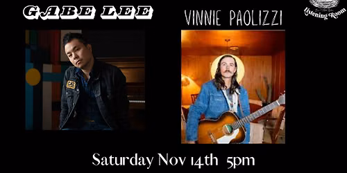 Song Swap with Gabe Lee & Vinnie Paolizzi at Bird's Nest Listening Room
