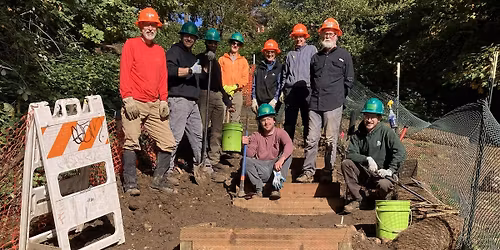 Mount Tabor Stairs Installation - Portland