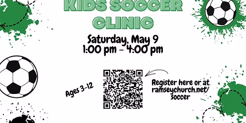 Kids Soccer Clinic at Ramsey Church