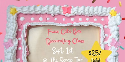 Faux Cake Box Class @ The Scrap Jar