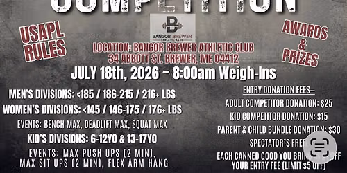 MVP Power Lifting Comp at BBAC