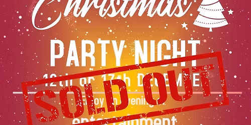 GSG Party to Party Night Christmas 2025. Ticket Event