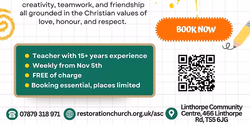 Free After School Club, age 5-11