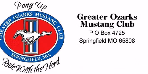 \ud83d\udce3 Greater Ozarks Mustang Club \u2013 September Monthly Meeting \ud83d\udce3