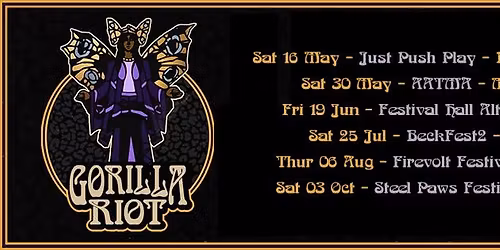 Gorilla Riot @ AATMA, Manchester w\/ Nightstalker