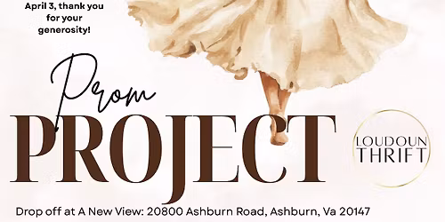 Prom Project a New View X Loudoun Thrift Collab