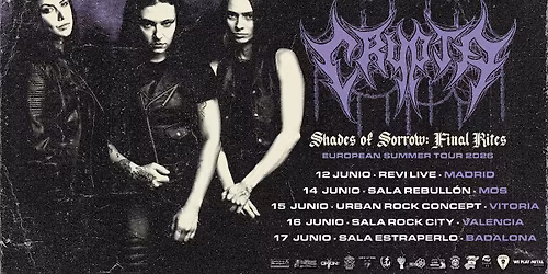 CRYPTA + Support - Sala Revi Live (Madrid)