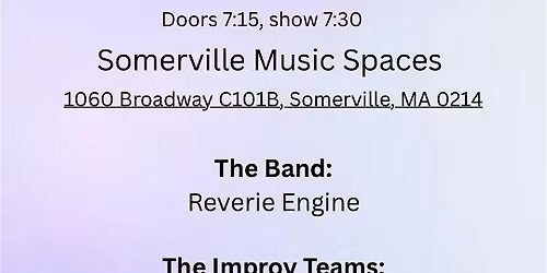 3 improv teams + a band show