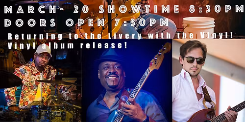 J R Clark Band Returns to the Livery. Will have Vinyl Album on Hand!