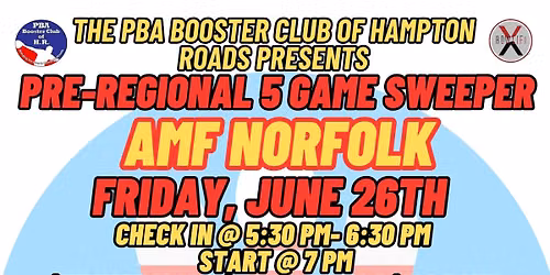 PRE-REGIONAL 5 GAME SWEEPER @ NORFOLK (FRI. 6\/26)