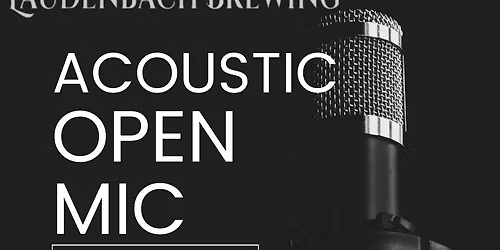 Acoustic Open Mic Dec 17th 6-9 pm!