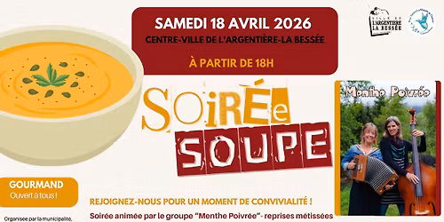 Soir\u00e9e soupe en centre-ville