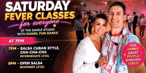 Saturday Salsa-ChaChaCha session for adults.