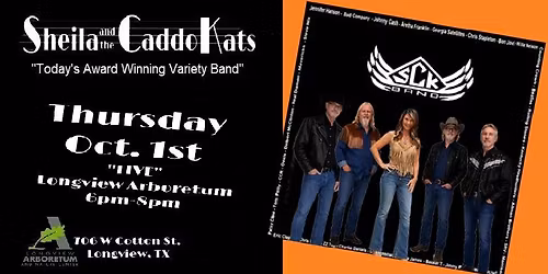 Longview Arboretum presents Sheila And The Caddo Kats