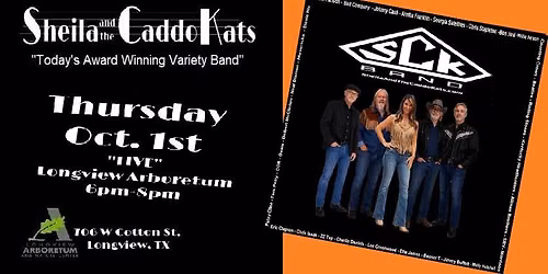 Longview Arboretum presents Sheila And The Caddo Kats