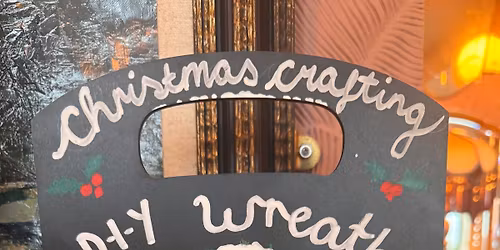 Christmas wreath making
