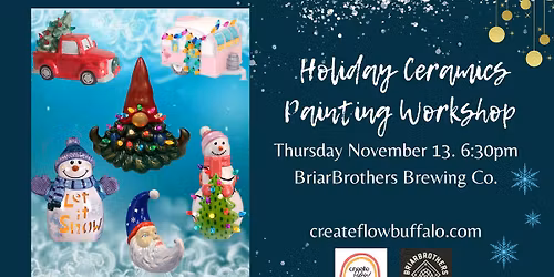 Holiday Ceramics Painting Workshop