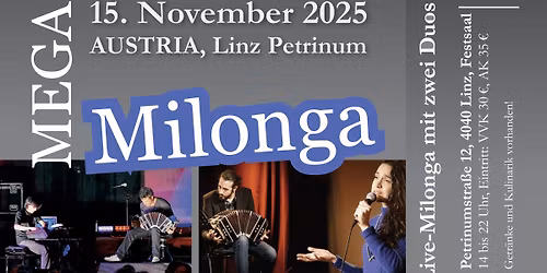 Mega-Milonga in Linz \u2013 zwei Tango-Duos live