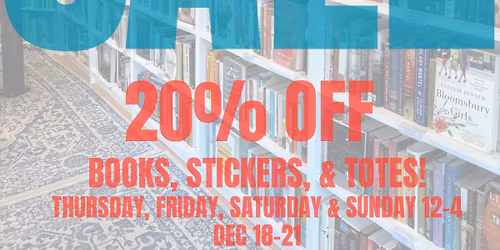 End of Season Book Sale!