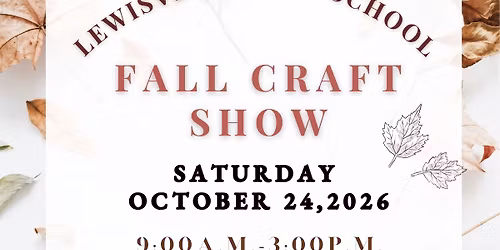 LHS Baseball Booster Fall Craft Show