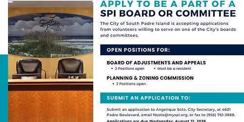 Submit a Committee or Board Application