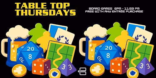 \ud83c\udfb2\ud83c\udfae TABLE TOP THURSDAYS: GAMES UNLOCKED! \ud83c\udfae\ud83c\udfb2