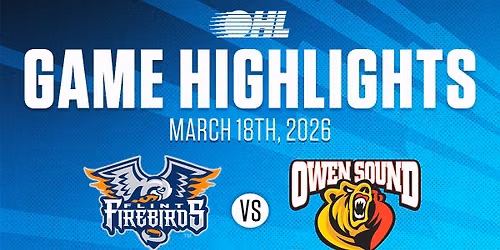 Flint Firebirds vs. Owen Sound Attack
