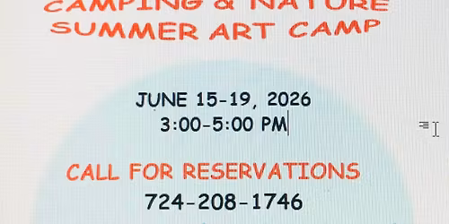 Camping & Nature Art Camp Day 1