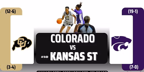 Colorado Buffaloes at Kansas State Wildcats Womens Basketball