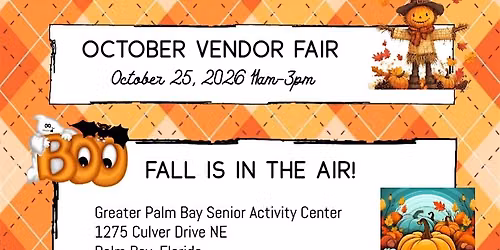 October 25, 2026 Vendor Fair