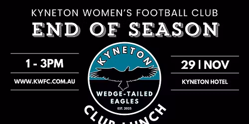 KWFC End of Season Club Lunch