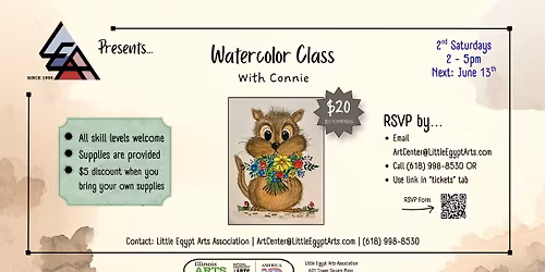 Watercolor Class with Connie