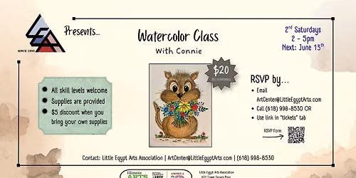 Watercolor Class with Connie
