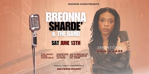 Breonna Sharde' & The Band @ Dogwood Tavern