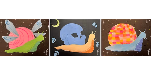 Colorful Snails - Paint and Sip in Denver | Classpop!\u2122