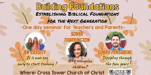 Foundations  One Day Seminar 