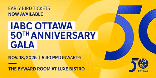 IABC Ottawa 50th Anniversary Gala