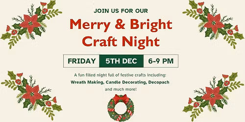 Merry & Bright Christmas Craft Night