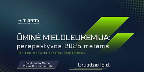 \u016amin\u0117 mieloleukemija: perspektyvos 2026 metams