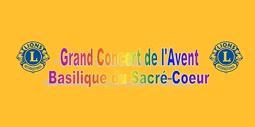 Grand Concert de l'Avent des Lions Clubs de Marseille, Allauch et Plan-de-Cuques