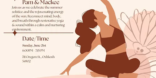 Summer Solstice:Restorative Yoga & Native American Flute Meditation
