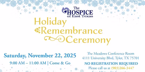 2025 Holiday Remembrance Ceremony