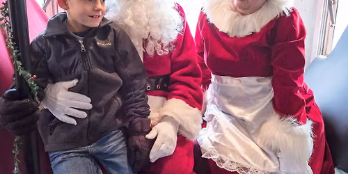 Santa on the Caboose