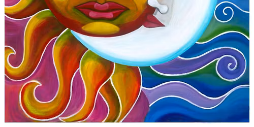 PAINT NIGHT OUT! \u201cCelestial Harmony" with Laura & Mickey